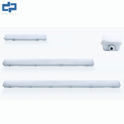 High-efficiency LED low bay shop lichten met 6000 lumen output voor industriële werkplaatsen en commerciële opslag, duurzaam en IP65 beoordeeld
