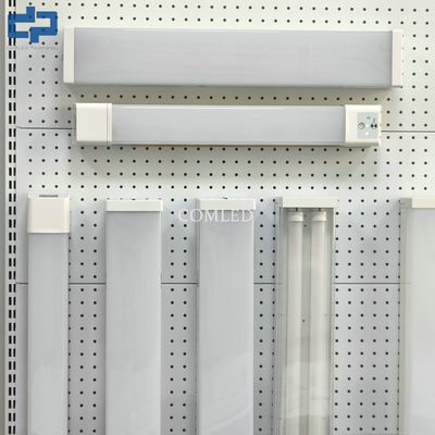 Stainless steel housing lighting fixture 2FT LED Batten Light IP20 industrial linear battens 110LM / W - 140LM / W 18W surface mount robust LED Batten Light